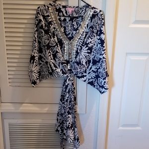 Lilly Pulitzer belted caftan dress